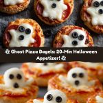 Ghost Pizza Bagels