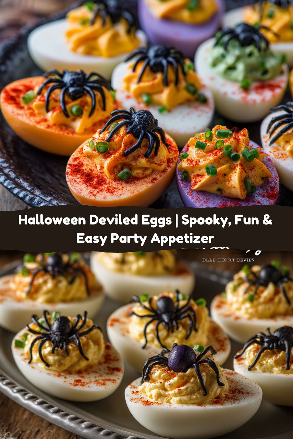 HALLOWEEN DEVILED EGGS