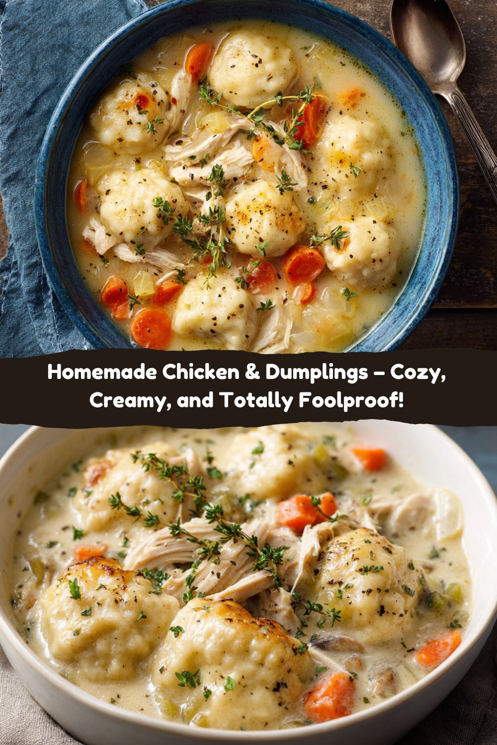 Homemade Chicken and Dumplings