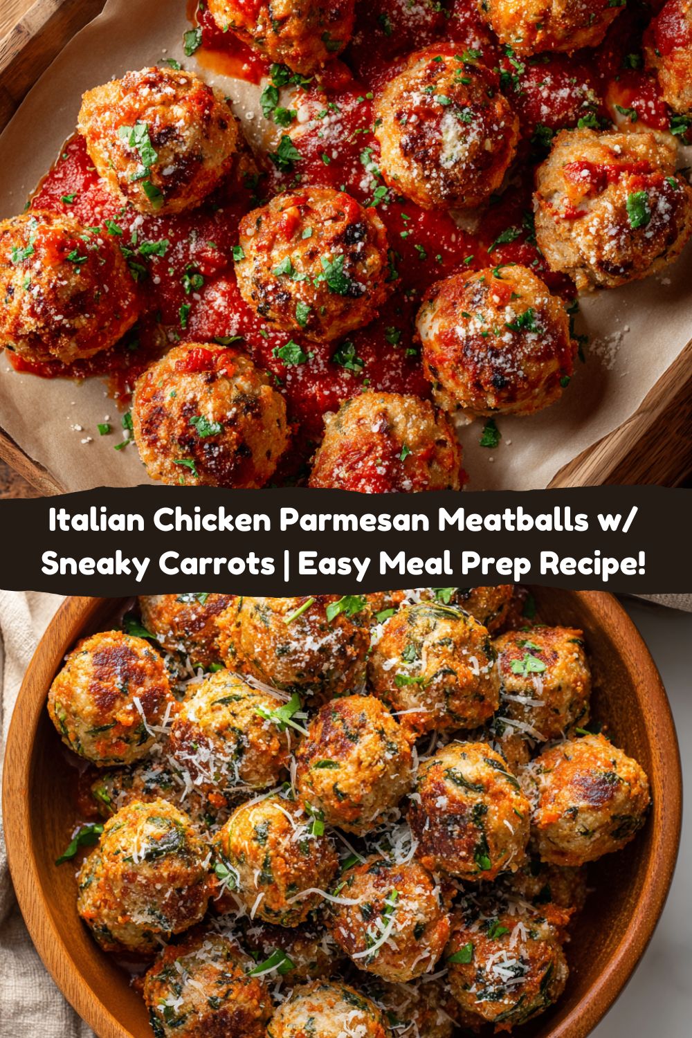 Italian-Style Chicken Parmesan Meatballs