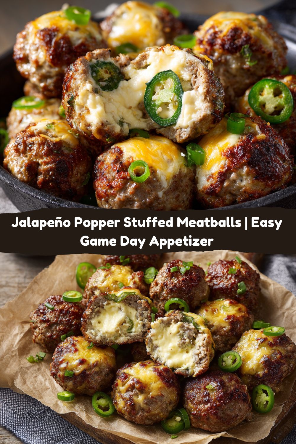 Jalapeño Popper Stuffed Meatballs