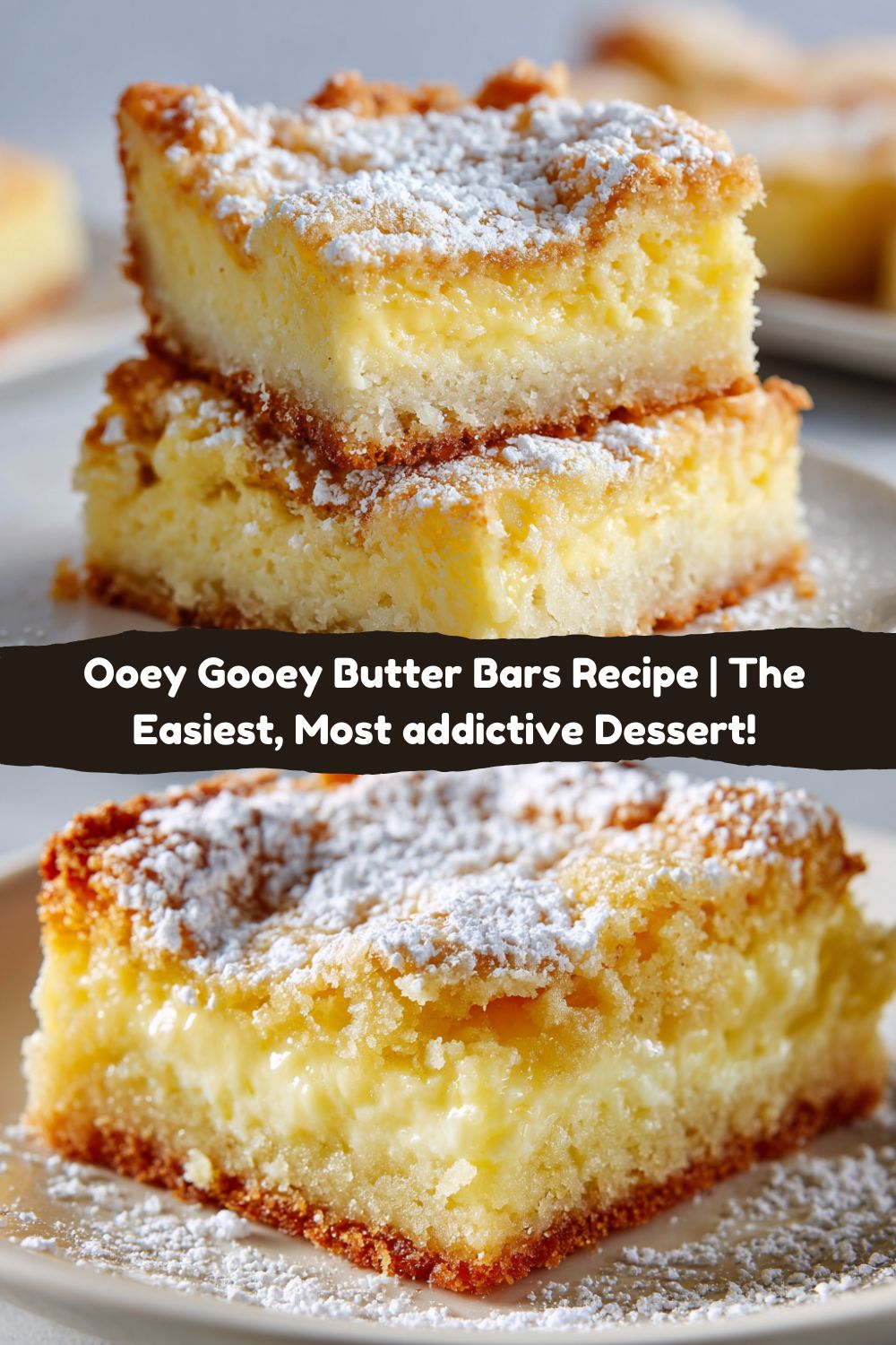 Ooey Gooey Butter Bars