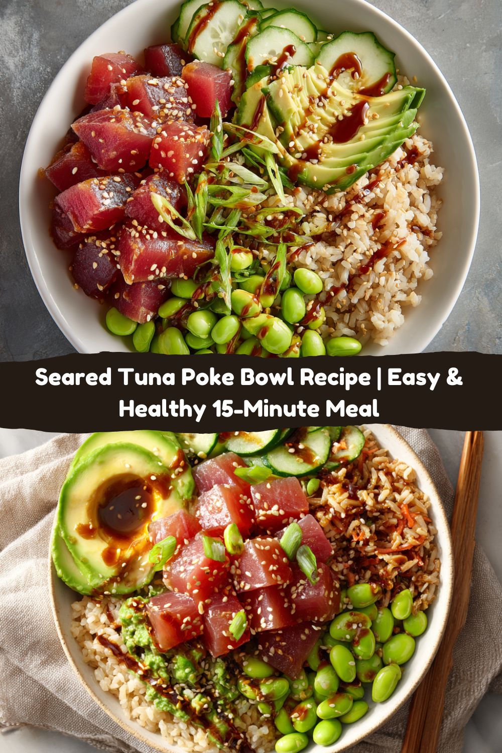 Seared Tuna Poke Bowl