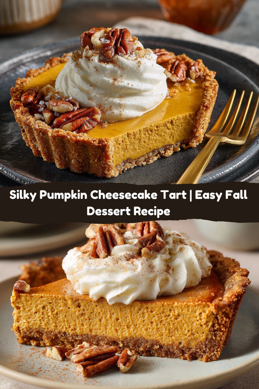 Pumpkin Cheesecake Tart