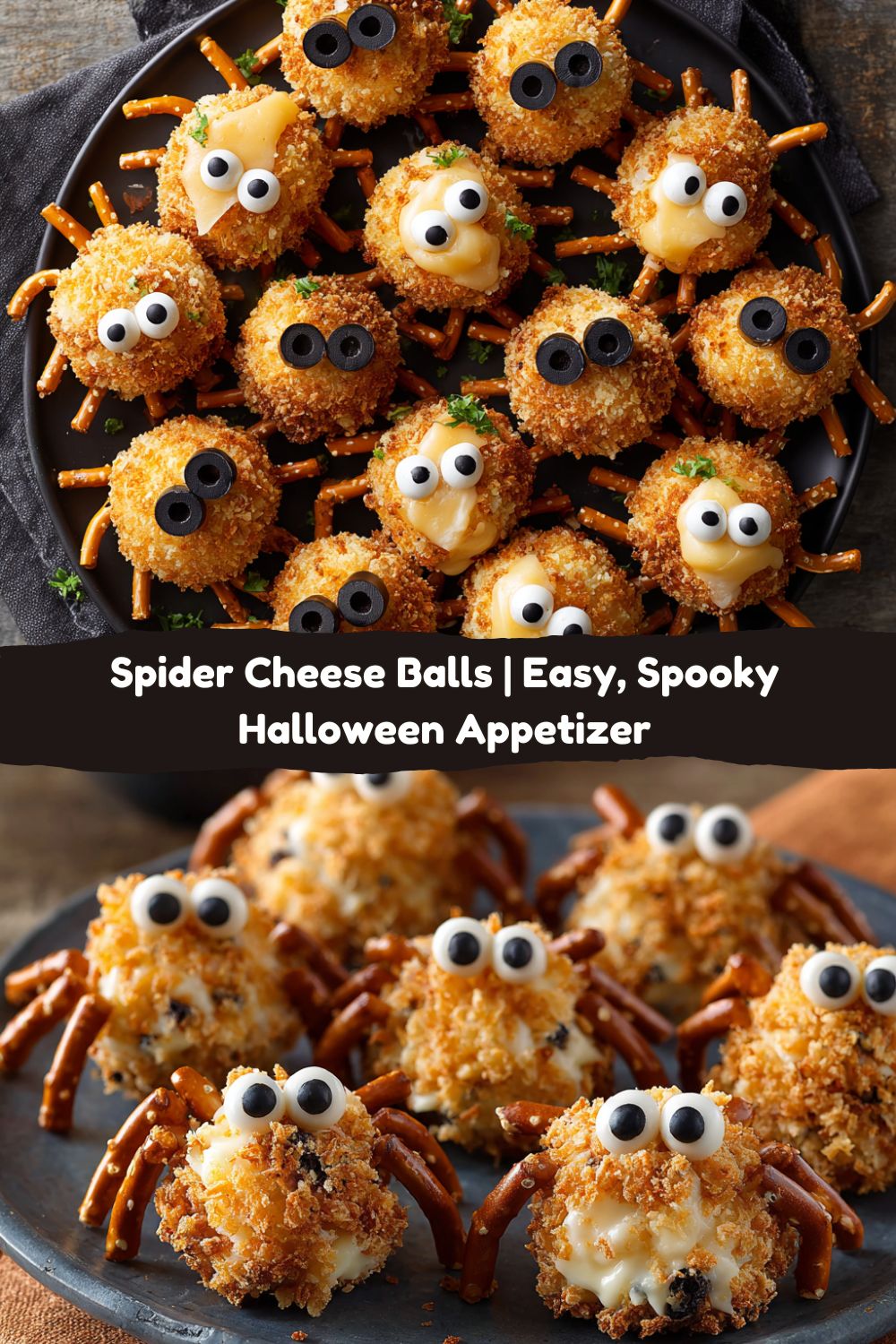 Spider Cheese Balls