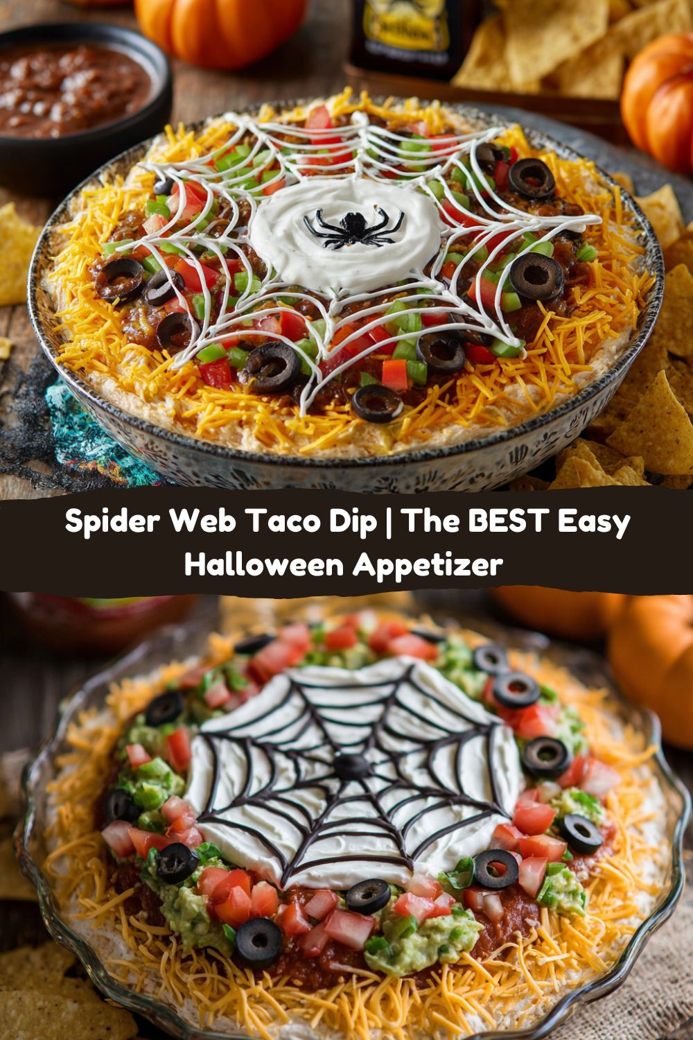 SPIDER WEB TACO DIP