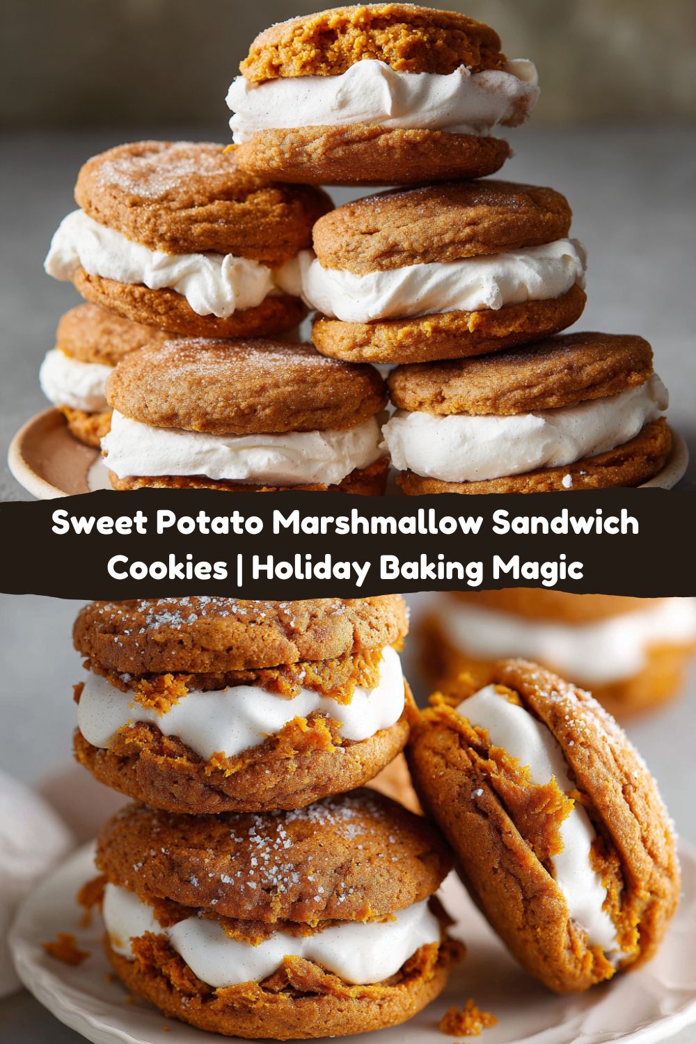 Sweet Potato Marshmallow Sandwich Cookies