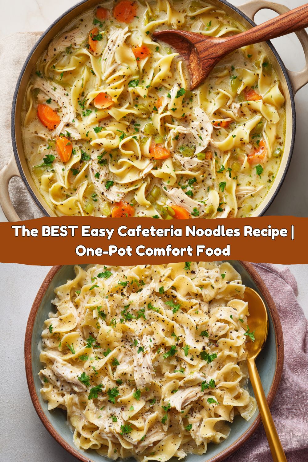 The BEST Easy Cafeteria Noodles Recipe