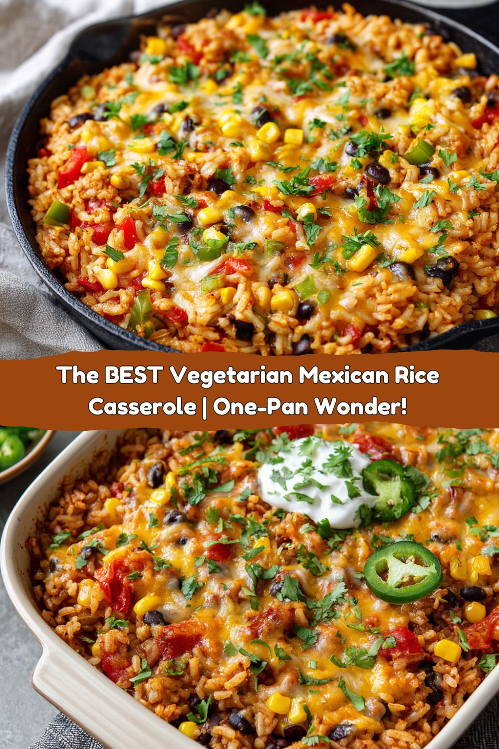 Vegetarian Mexican Rice Casserole