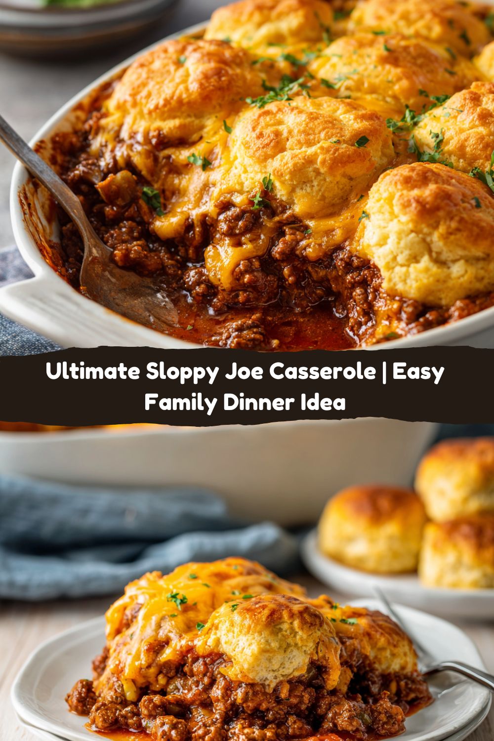 Ultimate Sloppy Joe Casserole