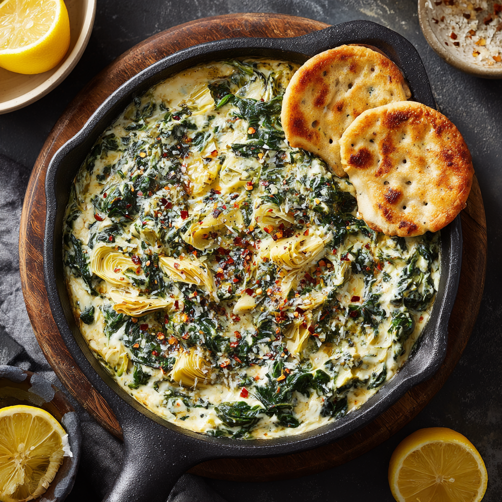 Creamy Spinach Artichoke Dip
