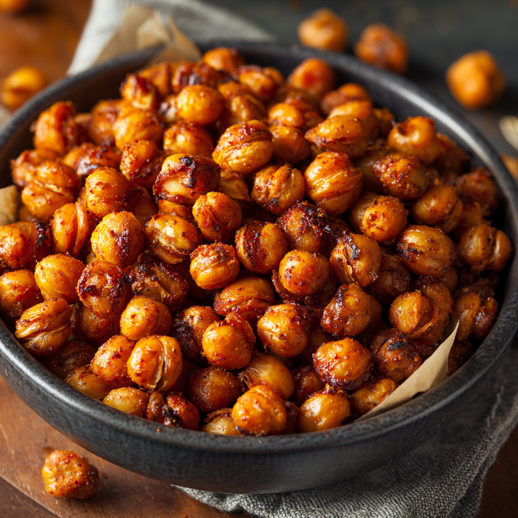 Spicy Roasted Chickpeas