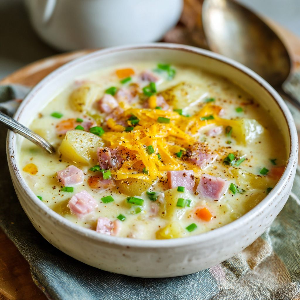 Easy & Comforting Ham and Potato Soup