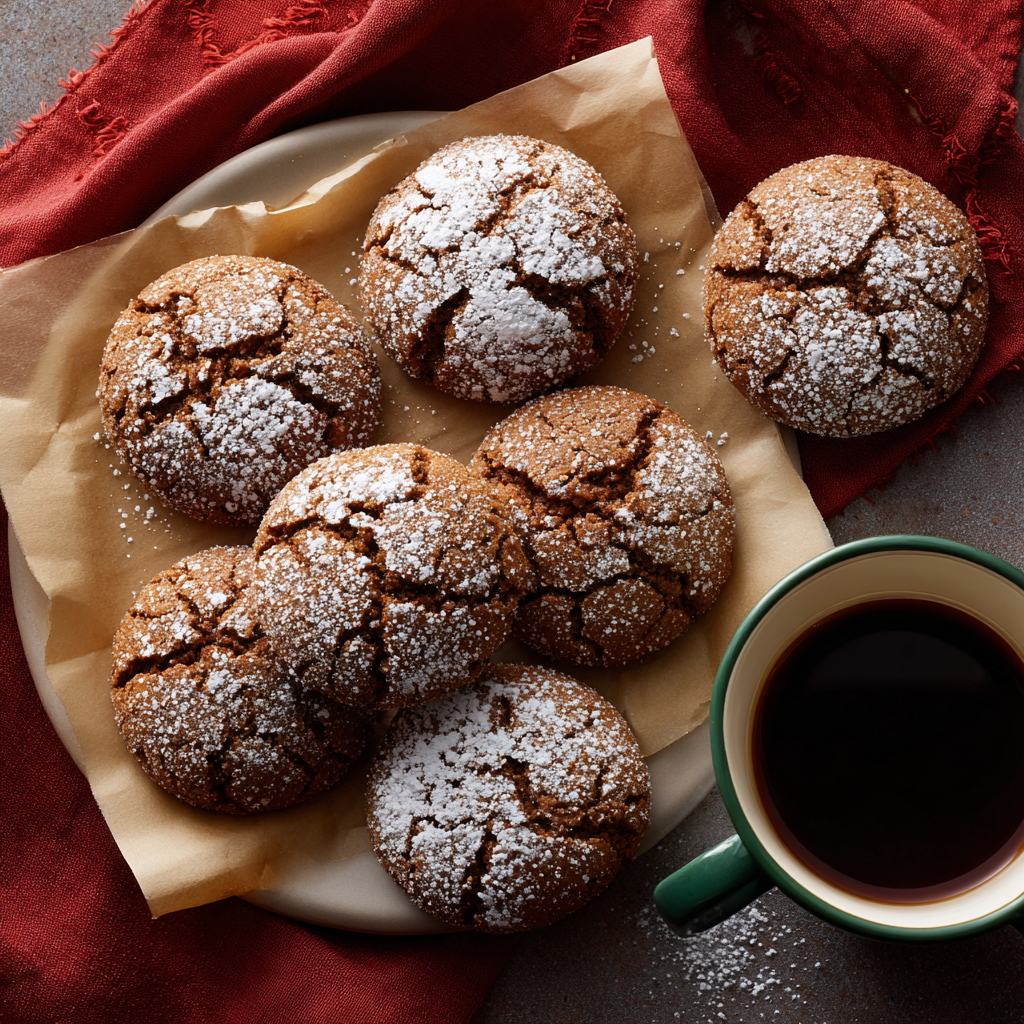 Spiced Molasses Holiday Cookies