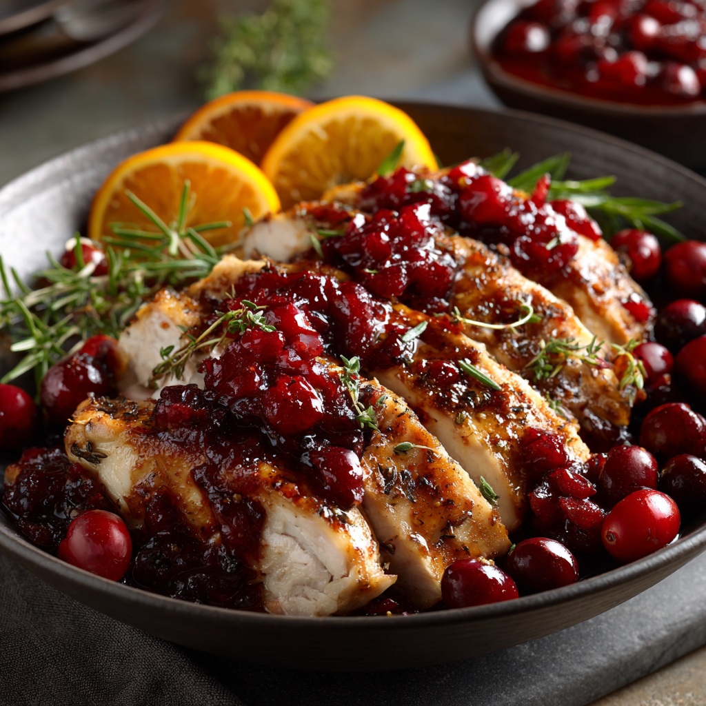 Slow Cooker Cranberry-Orange Turkey Breast
