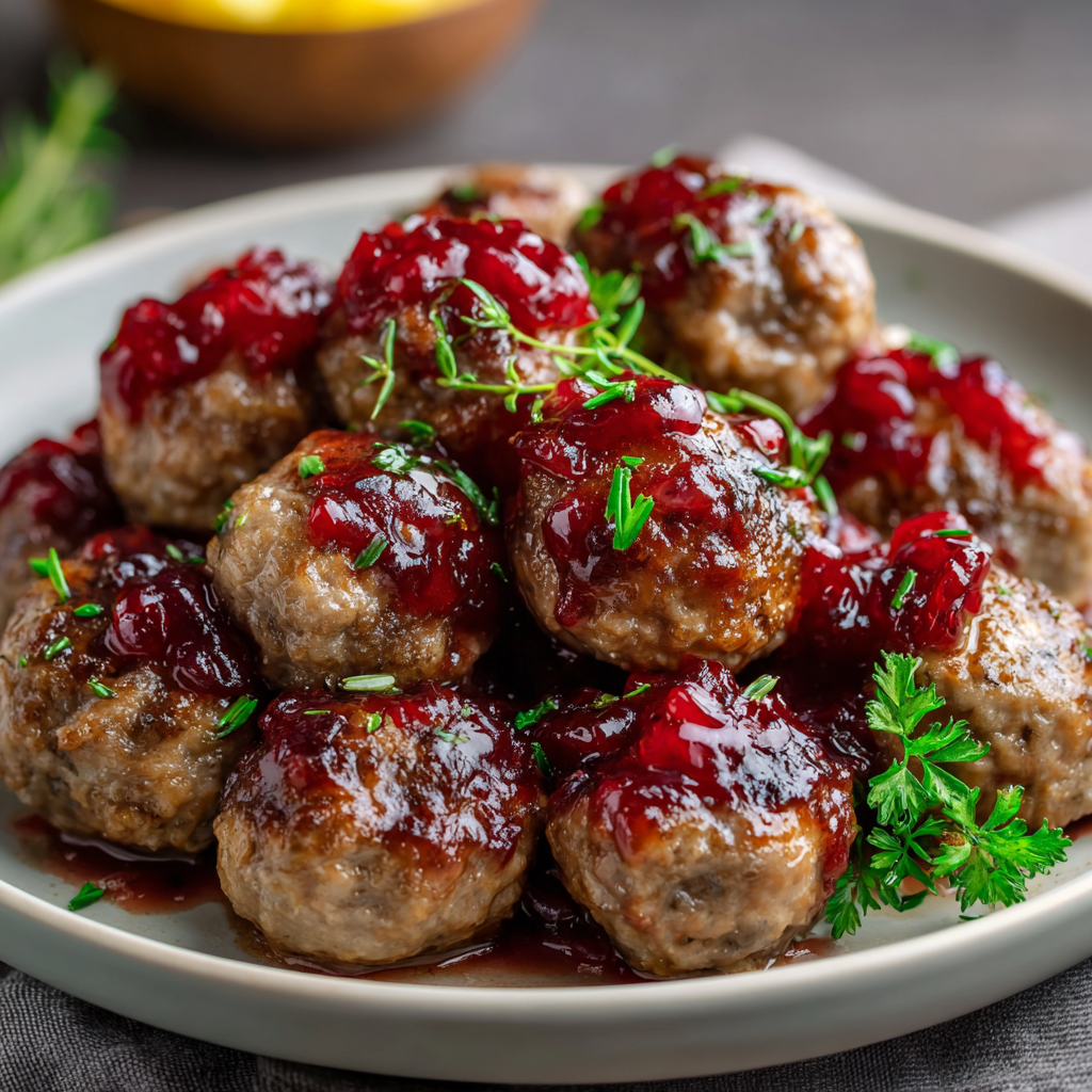 Keto Holiday Meatballs