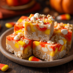 Candy Corn Peanut Butter Fudge