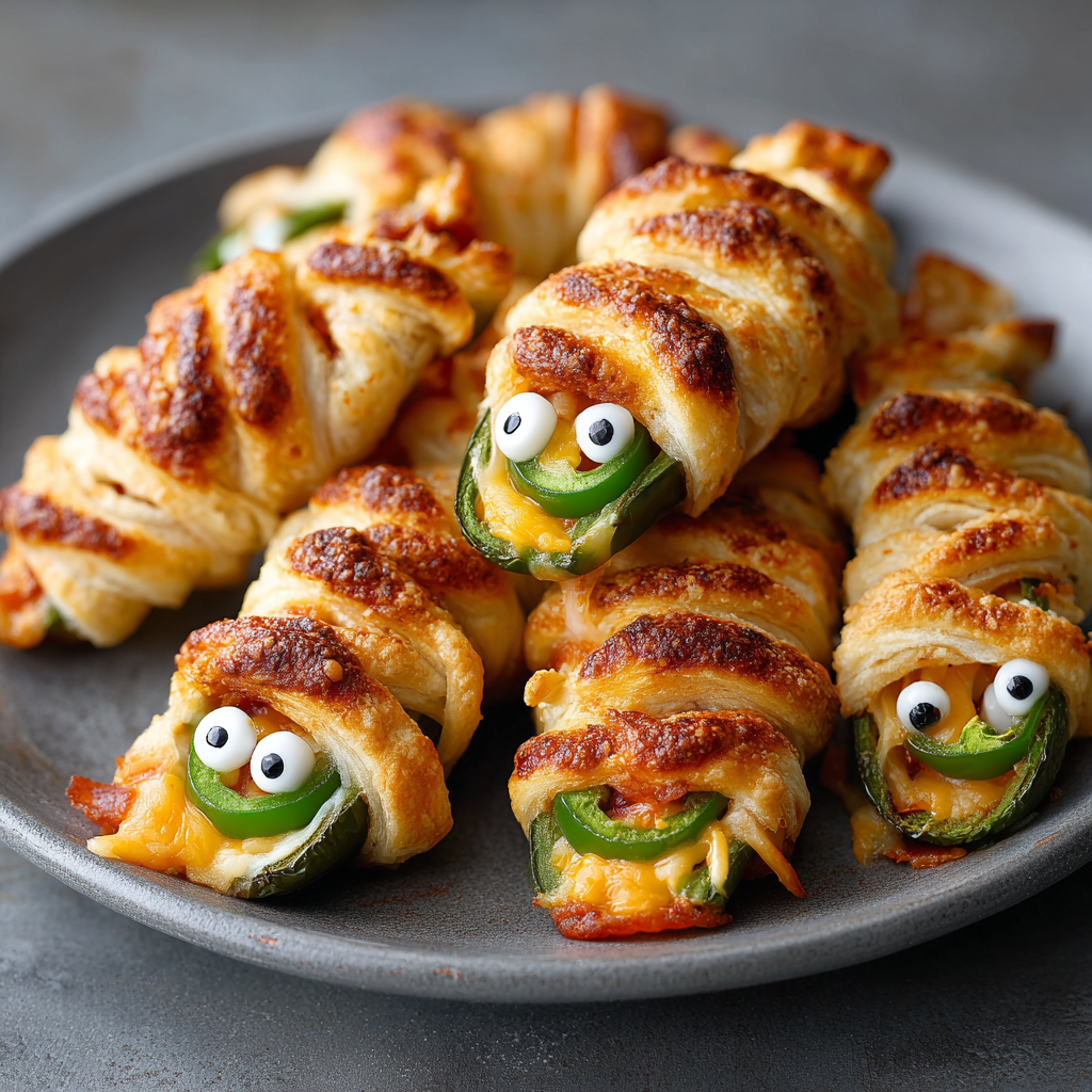 Mummy Jalapeño Poppers