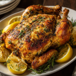 Herb-Roasted Chicken with Lemon & Garlic