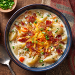 Loaded Creamy Potato & Bacon Chowder