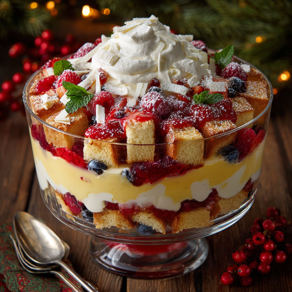 Christmas Trifle (Layered Holiday Delight)