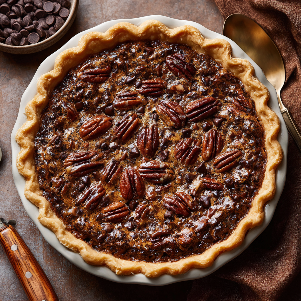 Texas Chocolate Pecan Pie