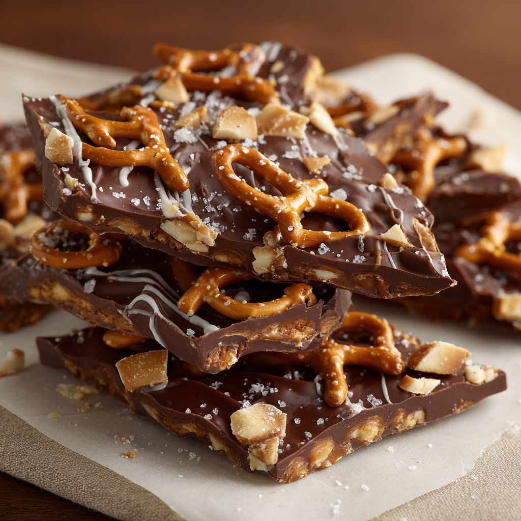 Toffee Pretzel Bark