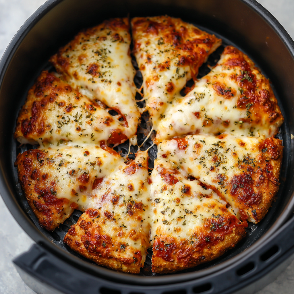 Air Fryer Frozen Pizza (Totino’s Style)