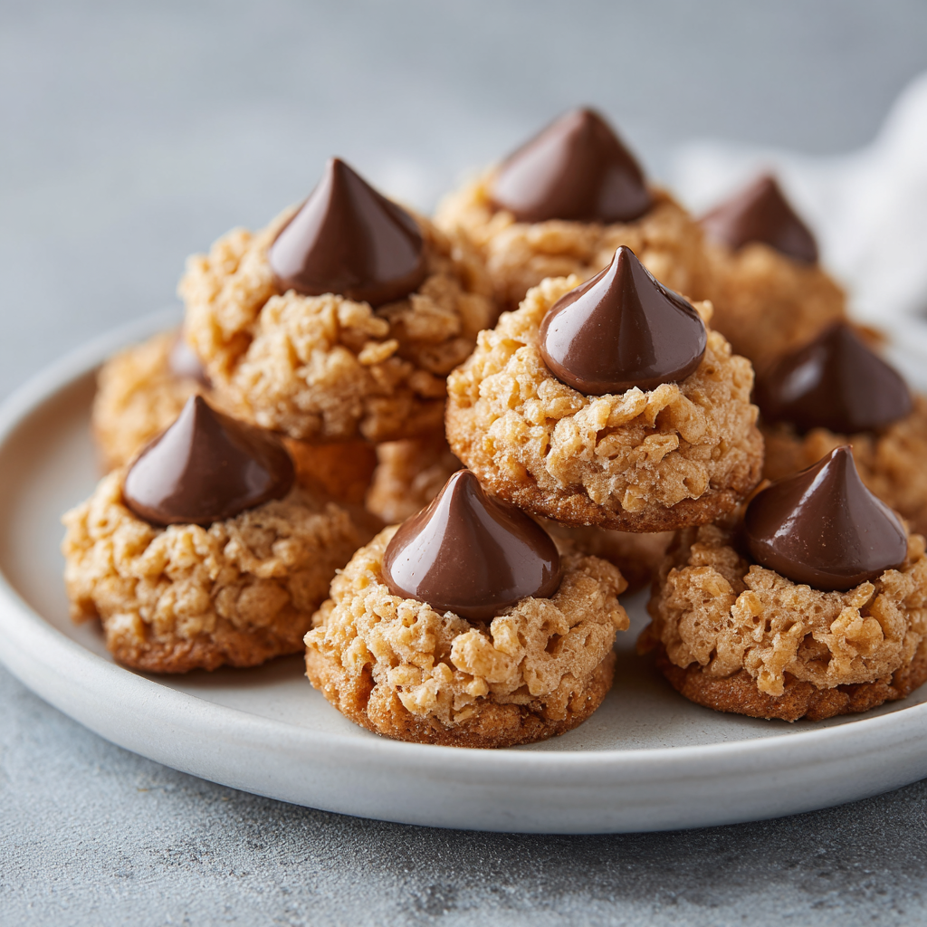 No-Bake Peanut Butter Blossoms