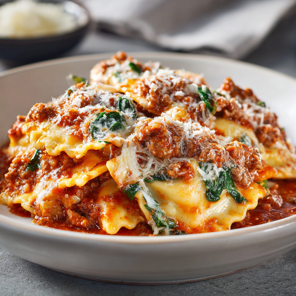 Ravioli Bake