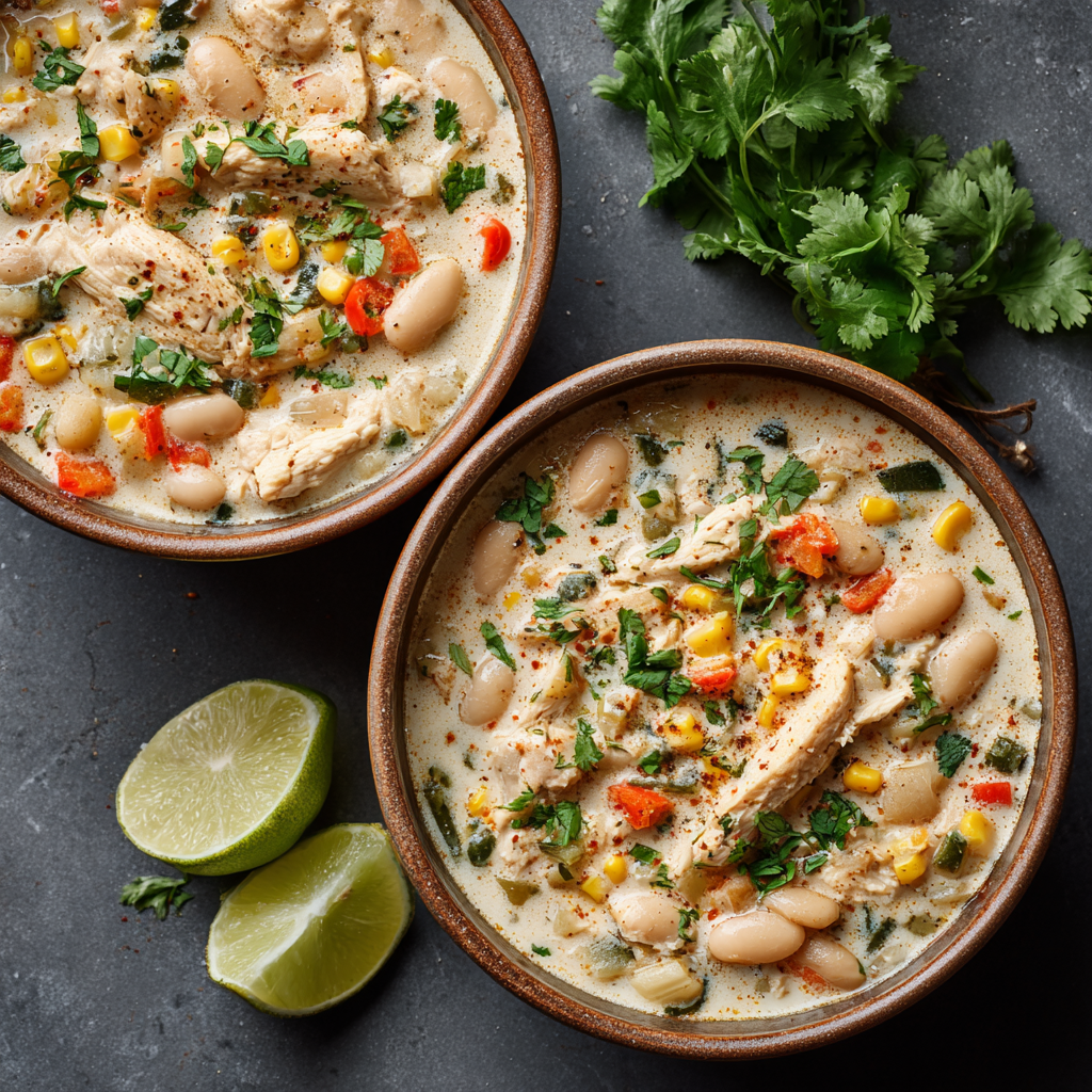 Creamy White Bean Chicken Chili