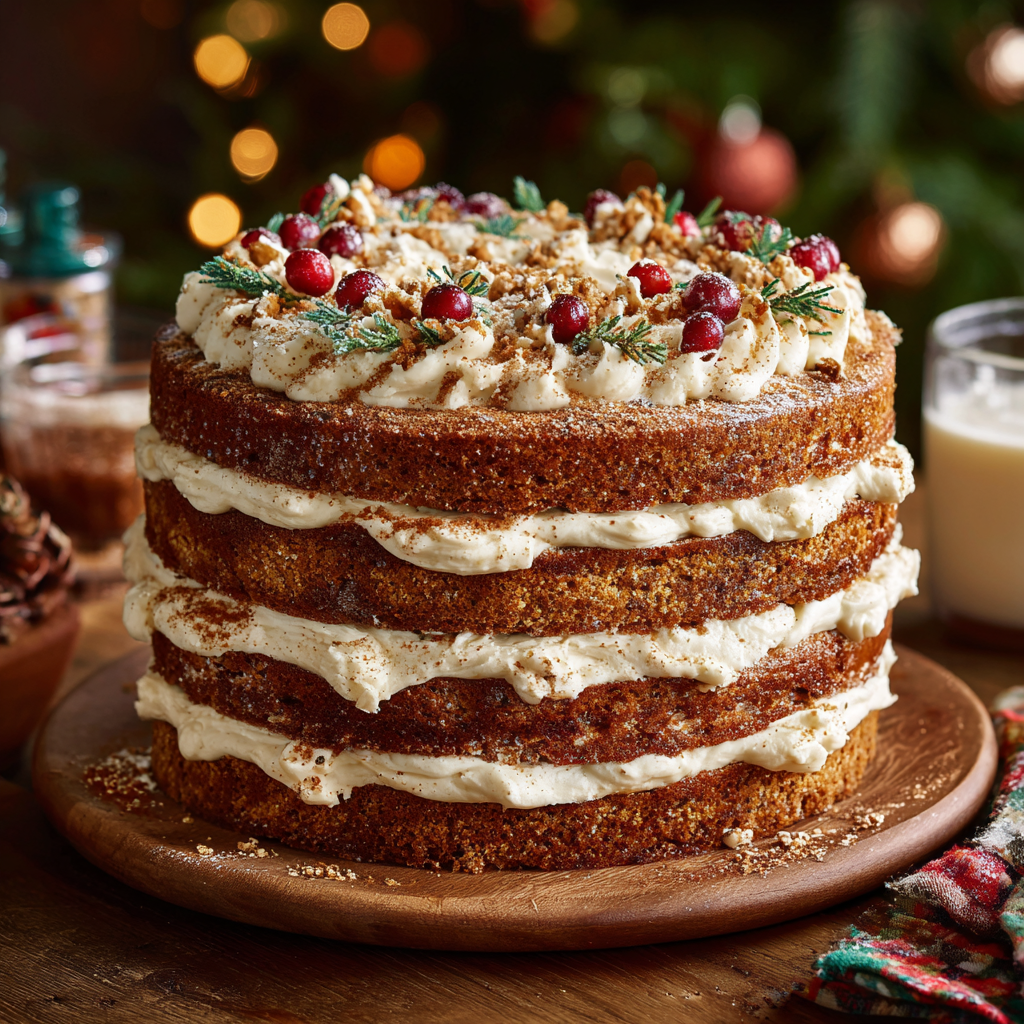 Ultimate Gingerbread Layer Cake