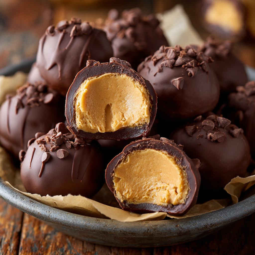 Peanut Butter Balls (Buckeye Balls)