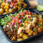 Loaded Potato Taco Bowl Meal Prep