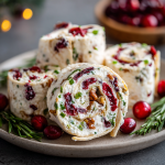 CHRISTMAS CRANBERRY ROLL UPS