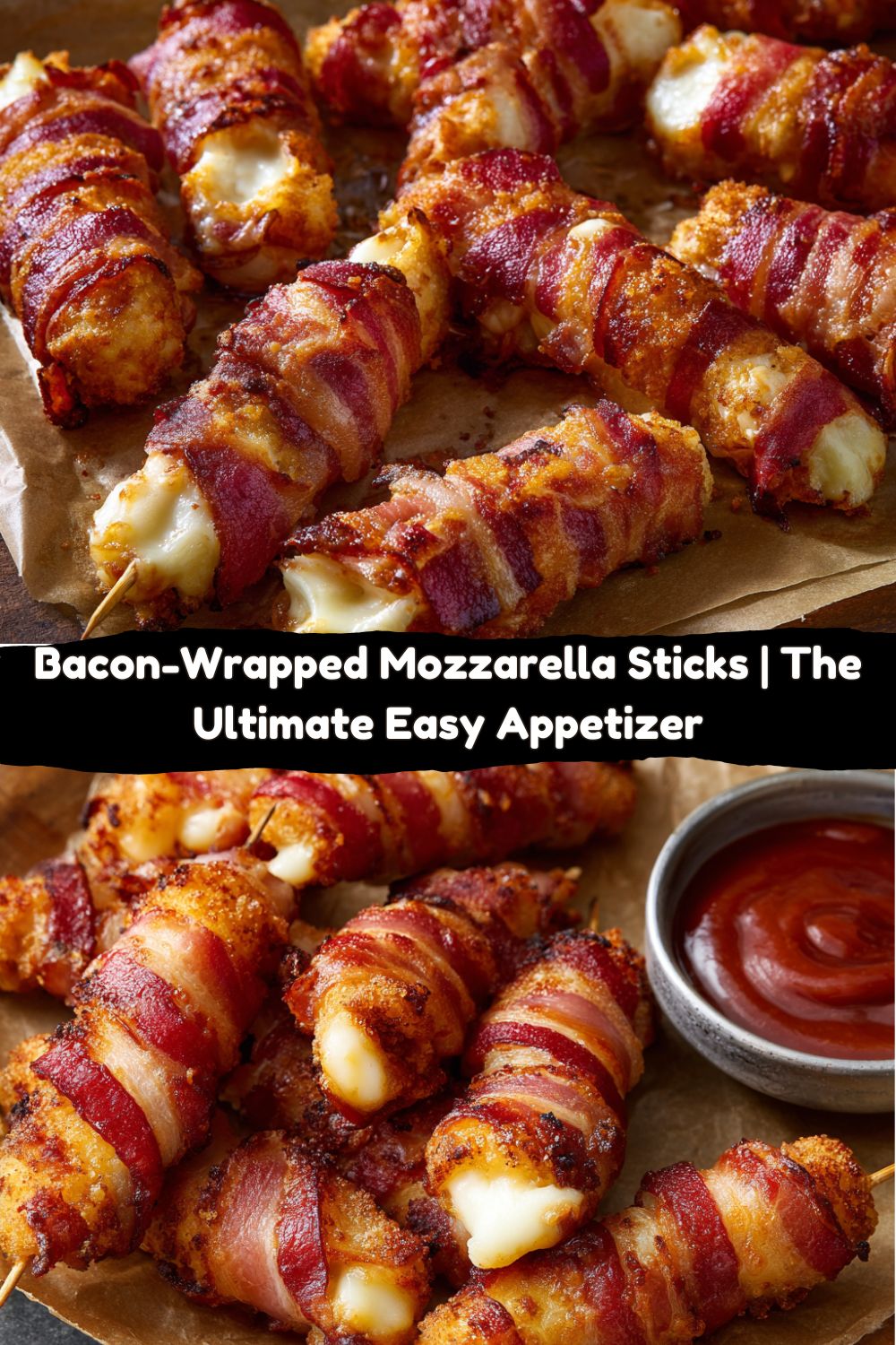 Bacon-Wrapped Mozzarella Sticks