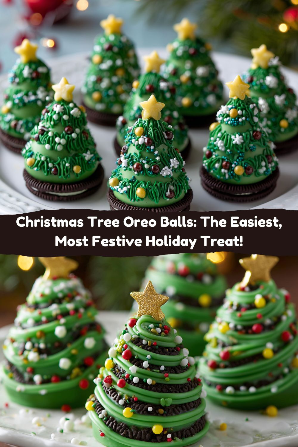 Christmas Tree Oreo Balls