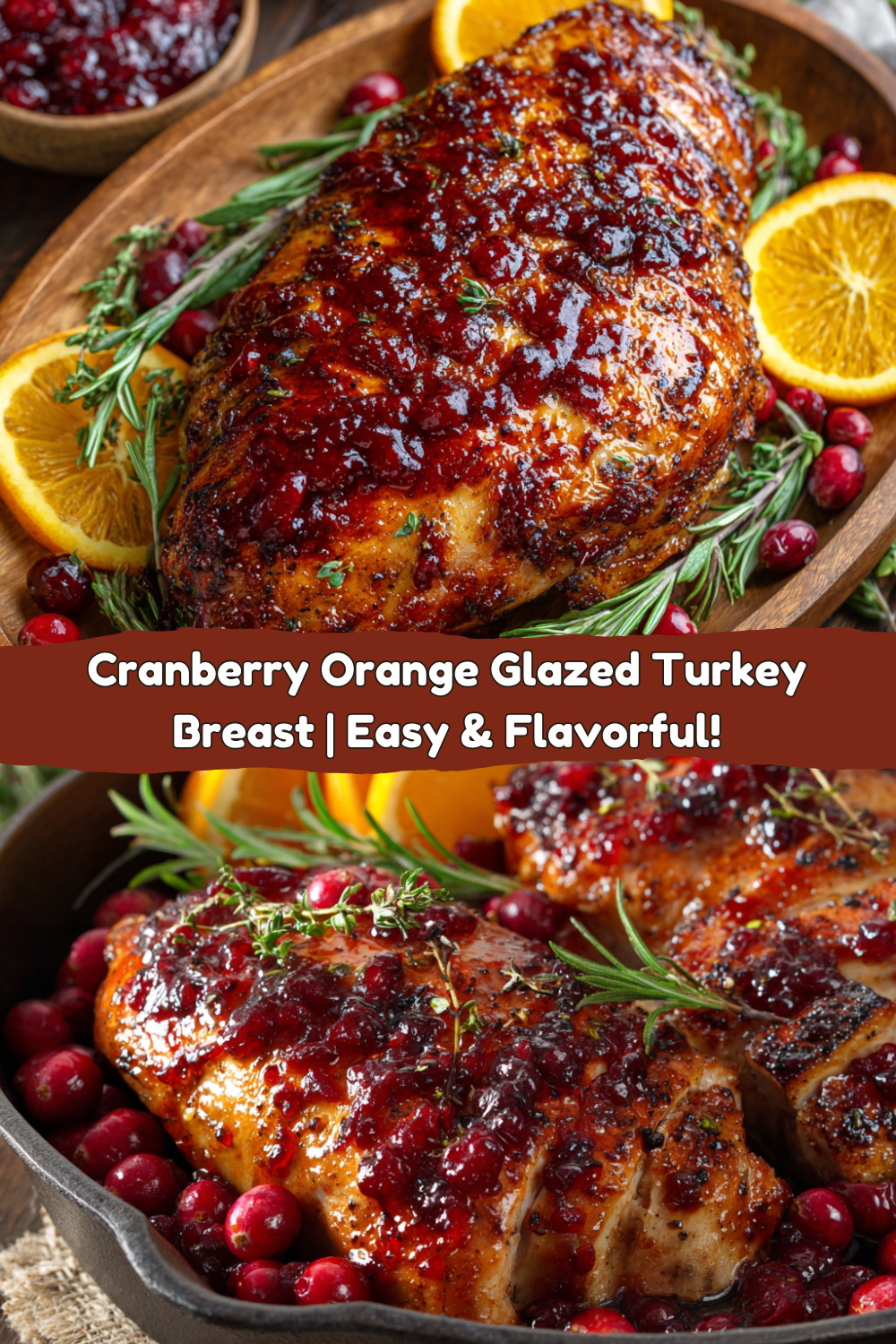 Cranberry Orange Glazed Turkey Breast
