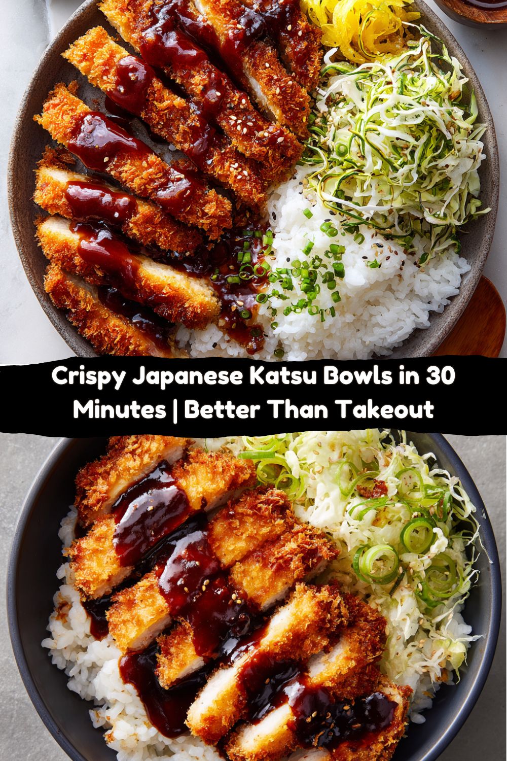 Crispy Japanese Katsu Bowls