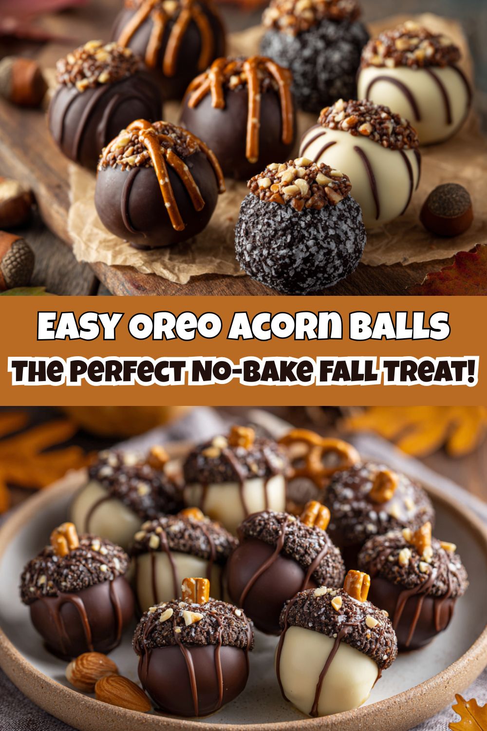 Oreo Acorn Balls