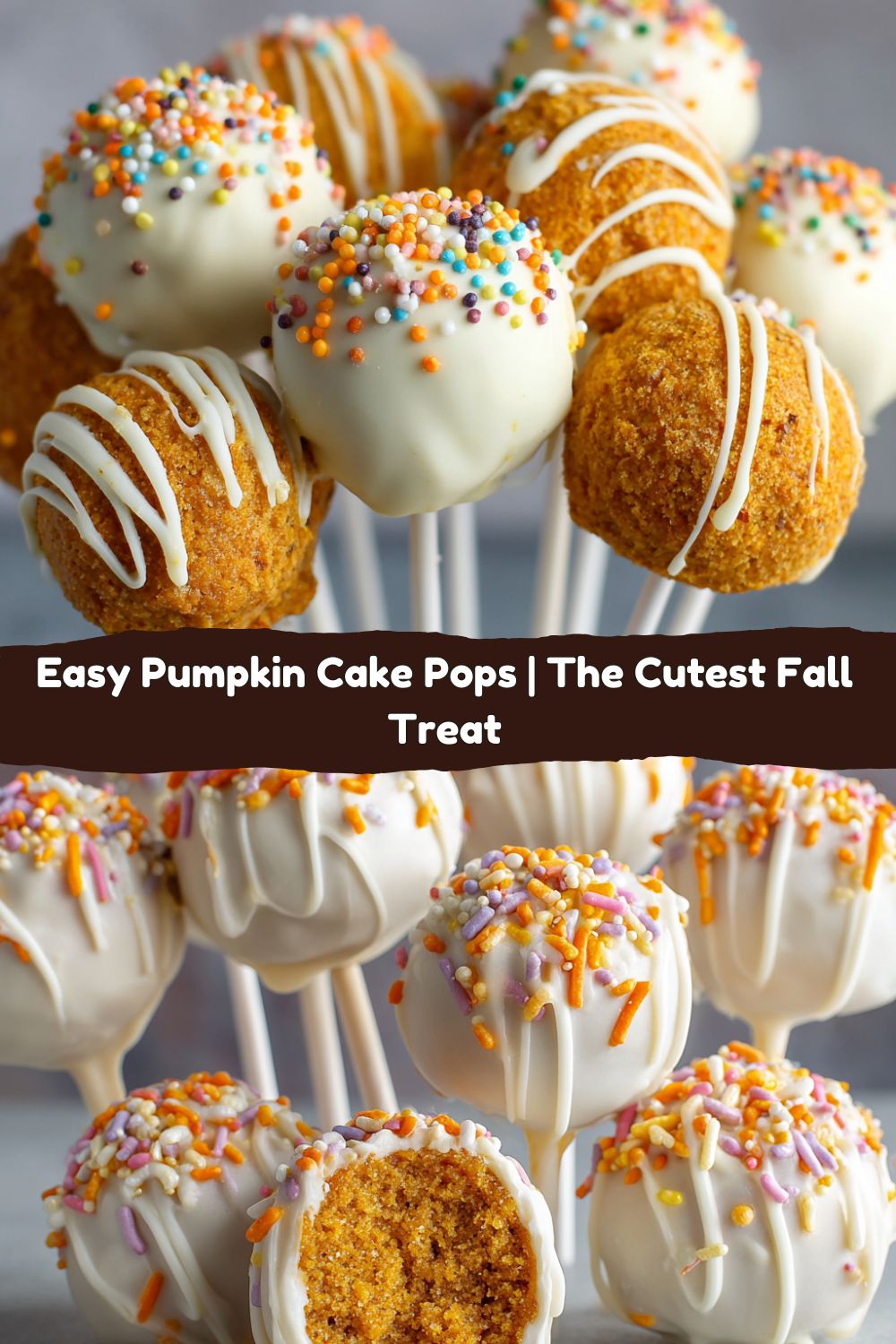 Pumpkin Cake Pops