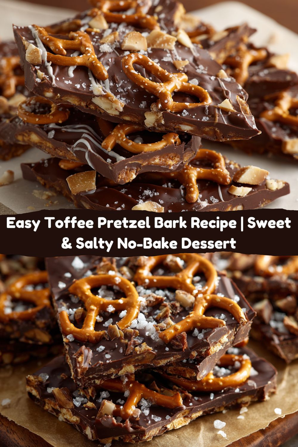 Toffee Pretzel Bark