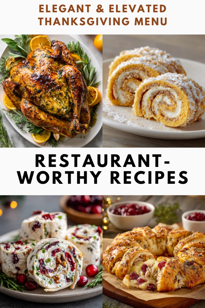 Thanksgiving Menu : Elegant & Elevated