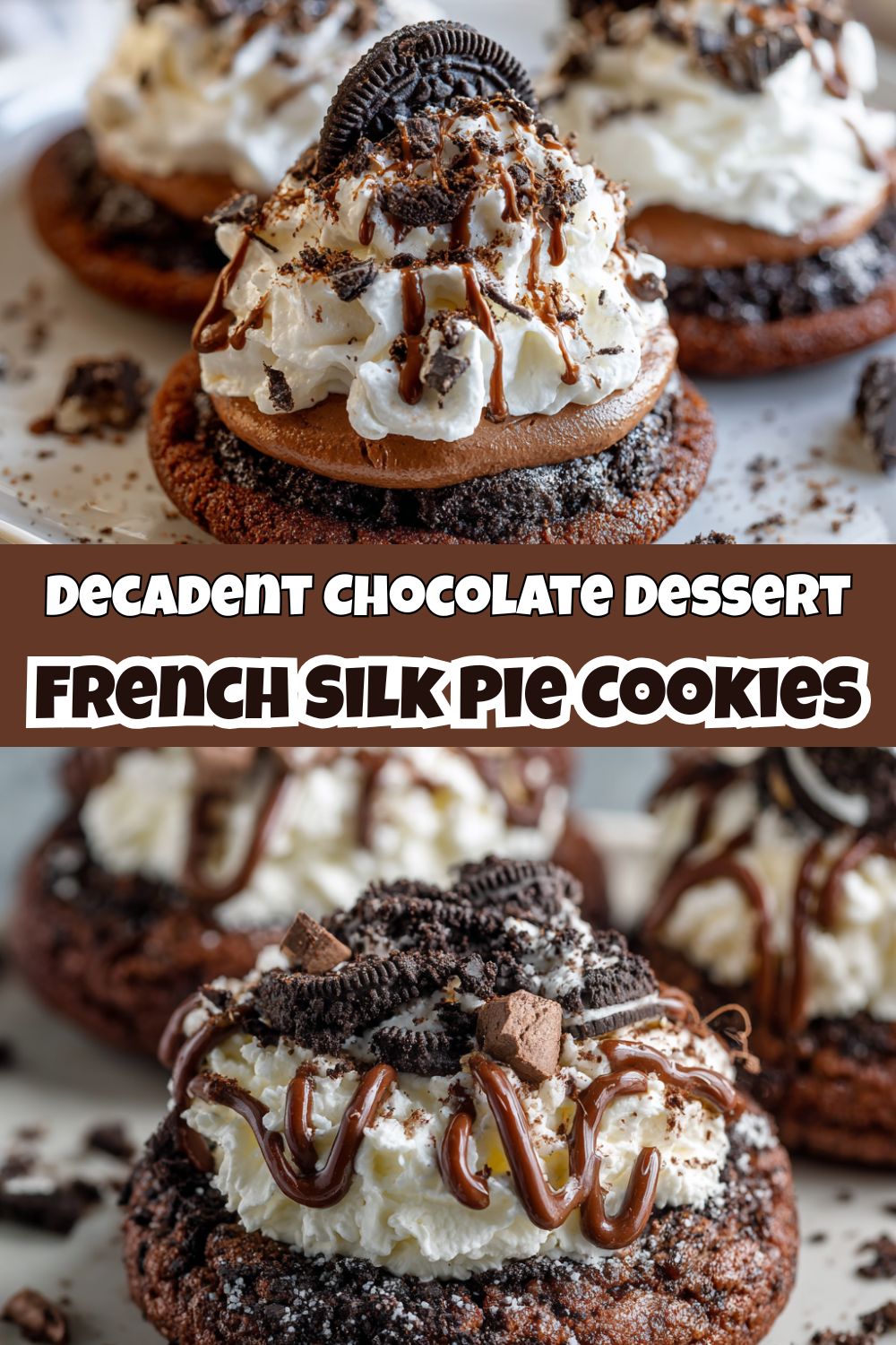 French Silk Pie Cookies