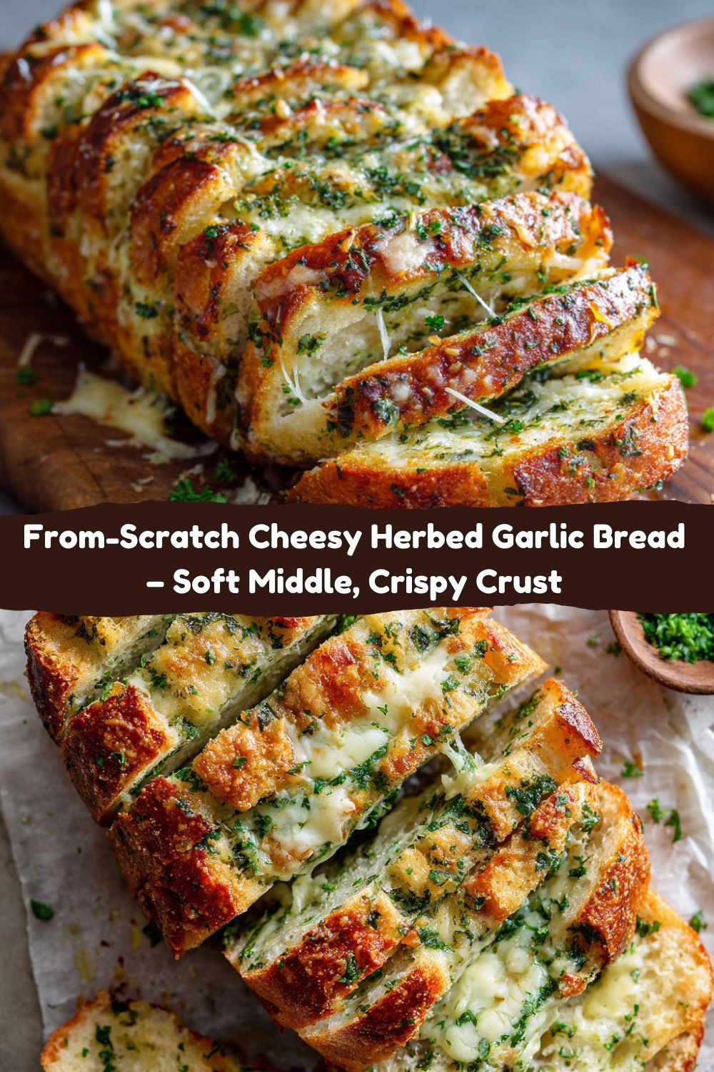 Cheesy Herbed Garlic Bread