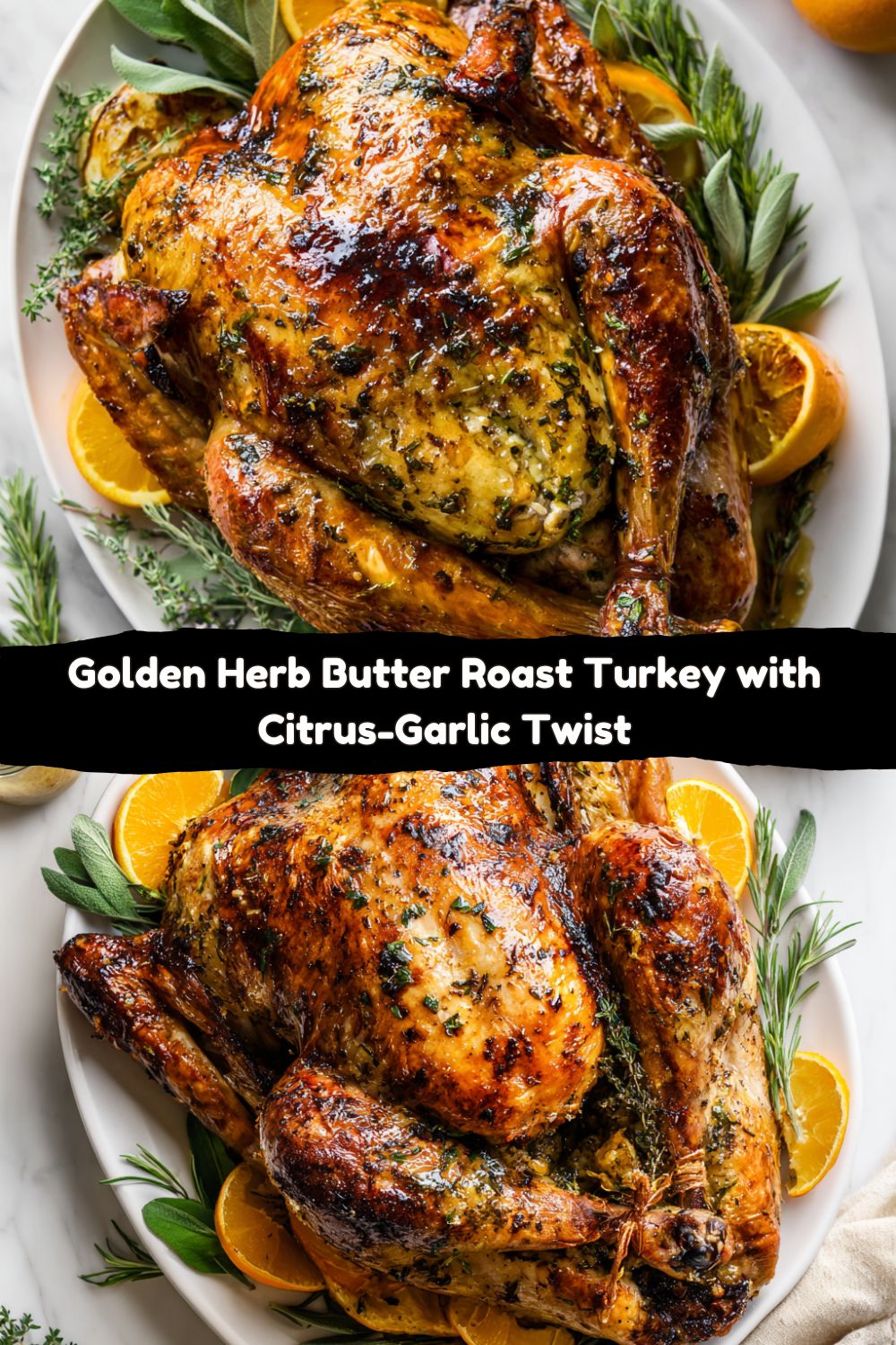 Golden Herb Butter Roast Turkey