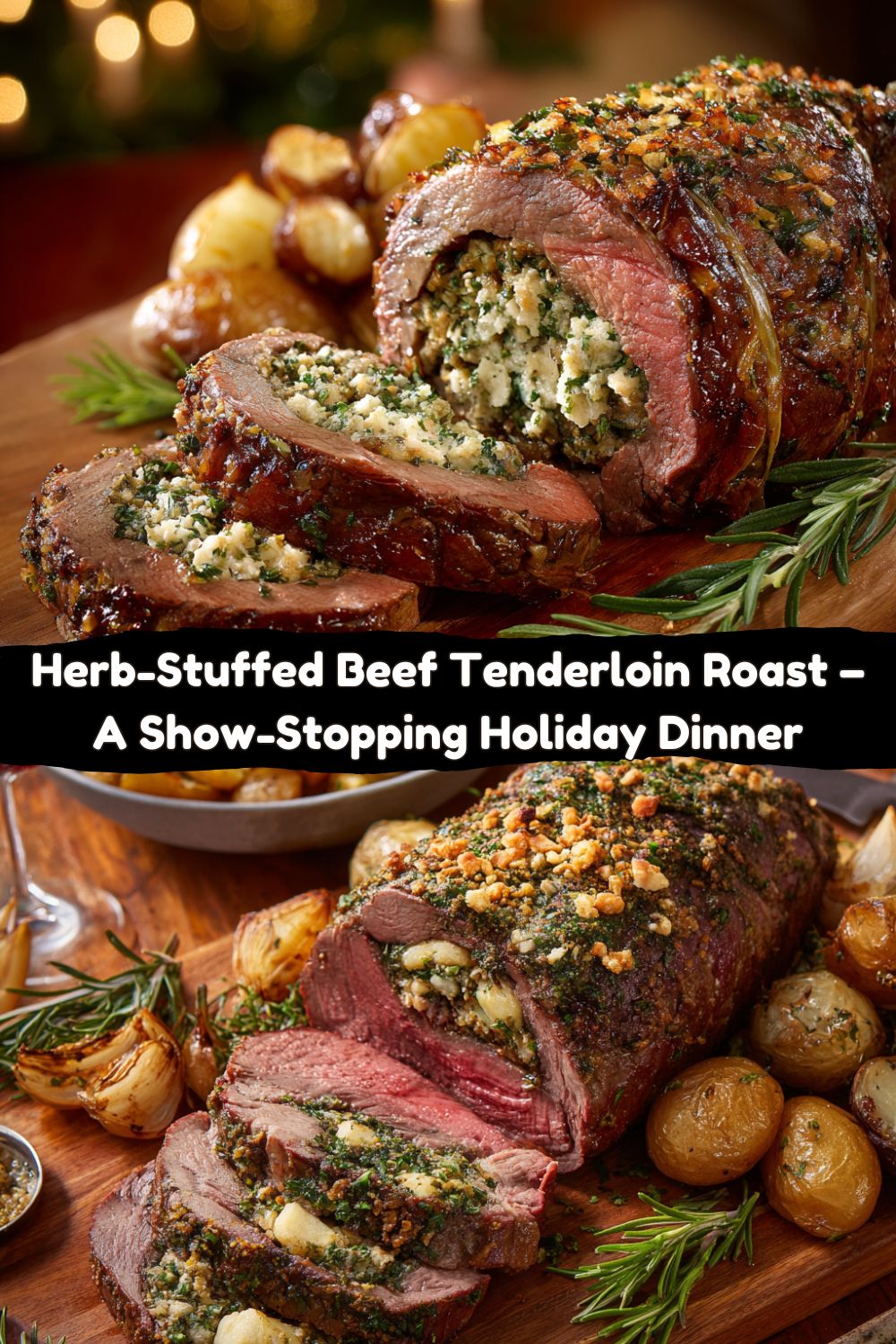 Herb-Stuffed Beef Tenderloin Roast