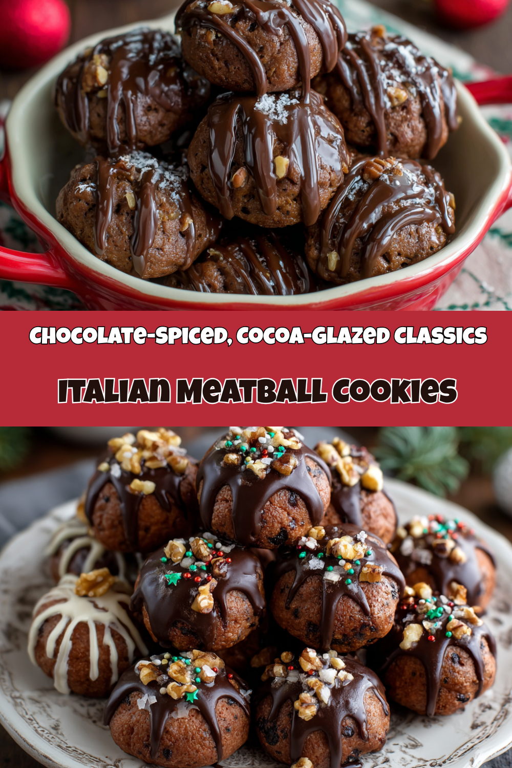 Italian Meatball Cookies