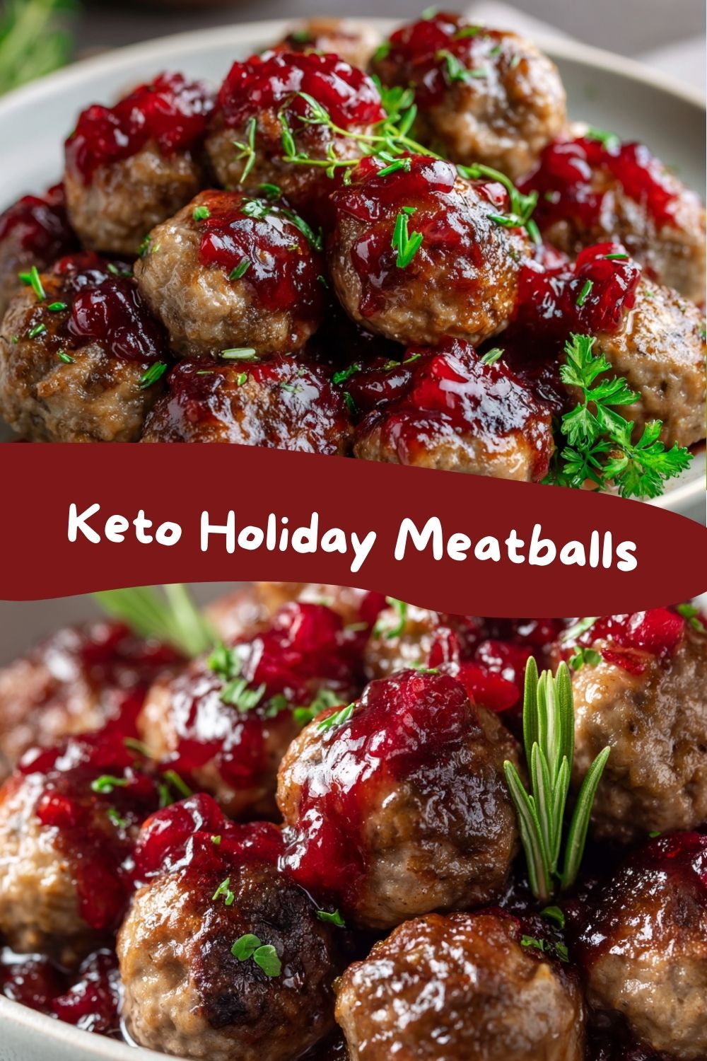 Keto Holiday Meatballs