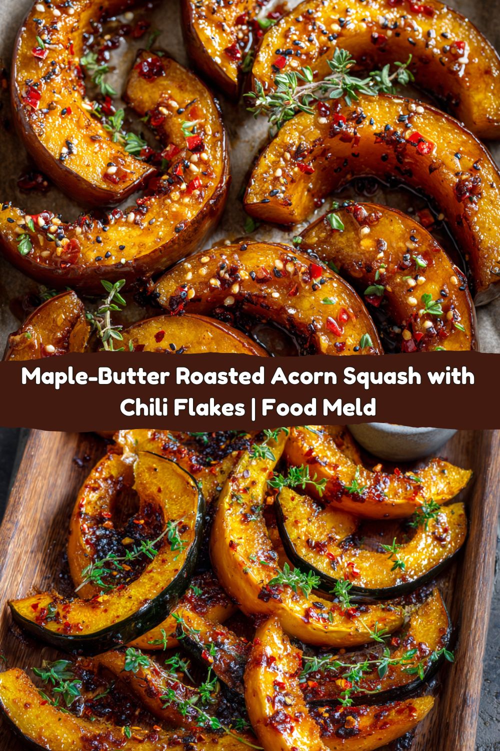 Maple-Butter Acorn Squash Wedges